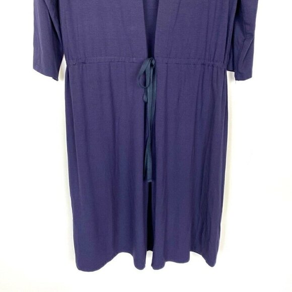 Eileen Fisher Womens Tie Back Shift Dress Blue S - Picture 6 of 9